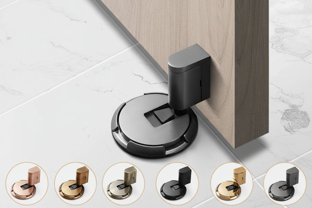 Butée de porte magnétique renforcée – Fixation sans perçage