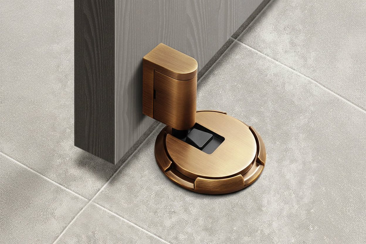 Butée de porte magnétique renforcée – Fixation sans perçage